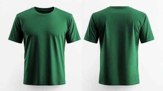 Premium Regular Fit 180 GSM Green T-Shirt – Perfect Blend of Comfort & Style