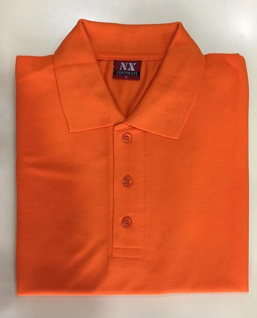 Corporate Polo neck T-Shirt - Orange