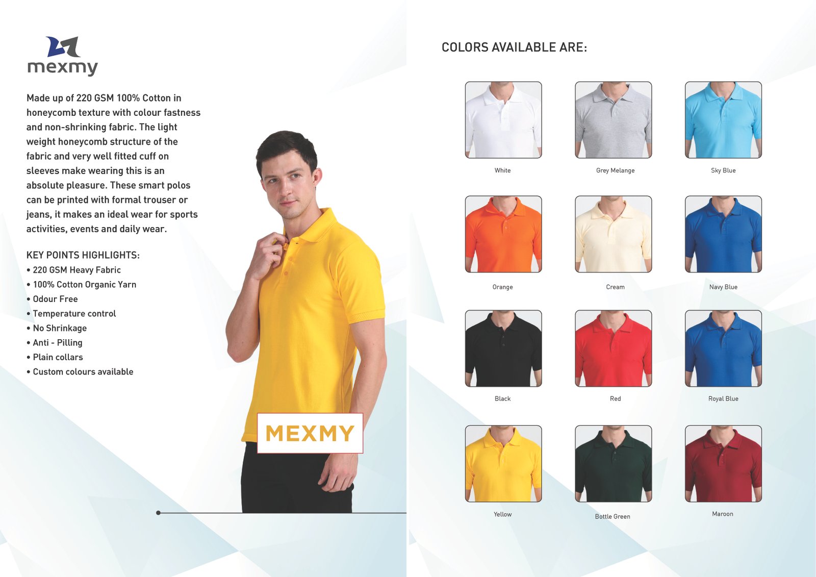 MEXMY POLO NECK T SHIRTS